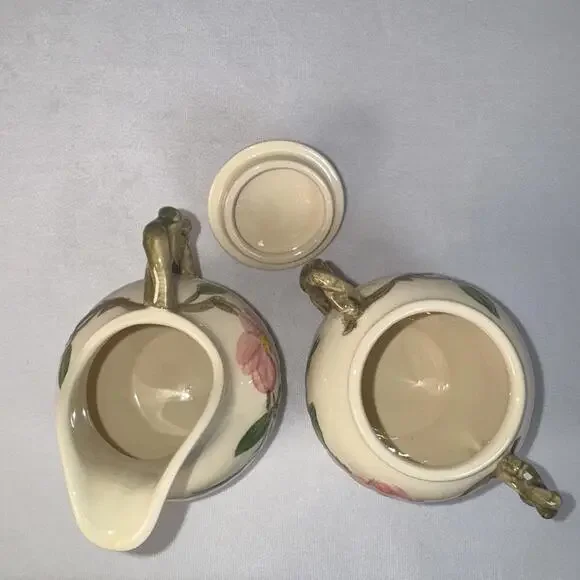 Franciscan Desert Rose Cream & Sugar - Picture 2 of 5